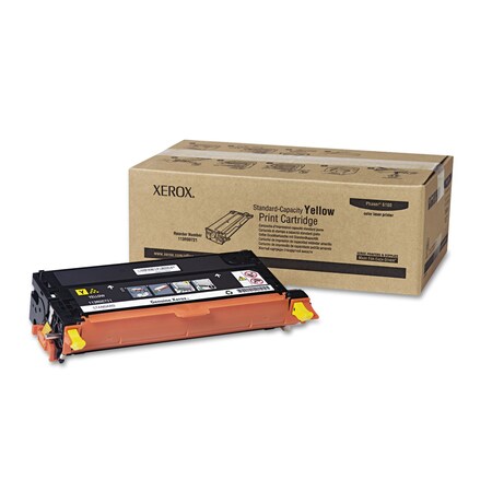 Xerox Toner Cartridge, 2000 Page, Yellow, Printer Series: Phaser 113R00721